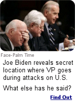 At the annual Gridiron Club dinner, Biden disclosed the existence of a secret bunker under the old U.S. Naval Observatory, now the home of the vice president.